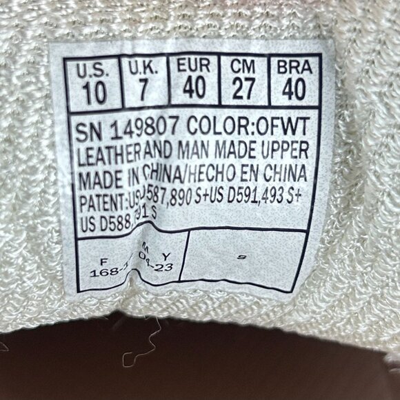 Skechers D'Lites Good Neutral Memory Foam Walking Shoes Womens 10 Off White - Picture 5 of 11